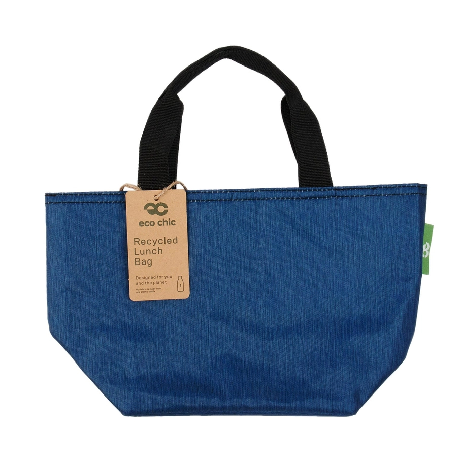 Sac Lunch Pliable L Ger Eco Chic Bleu Nuit Ofeminine